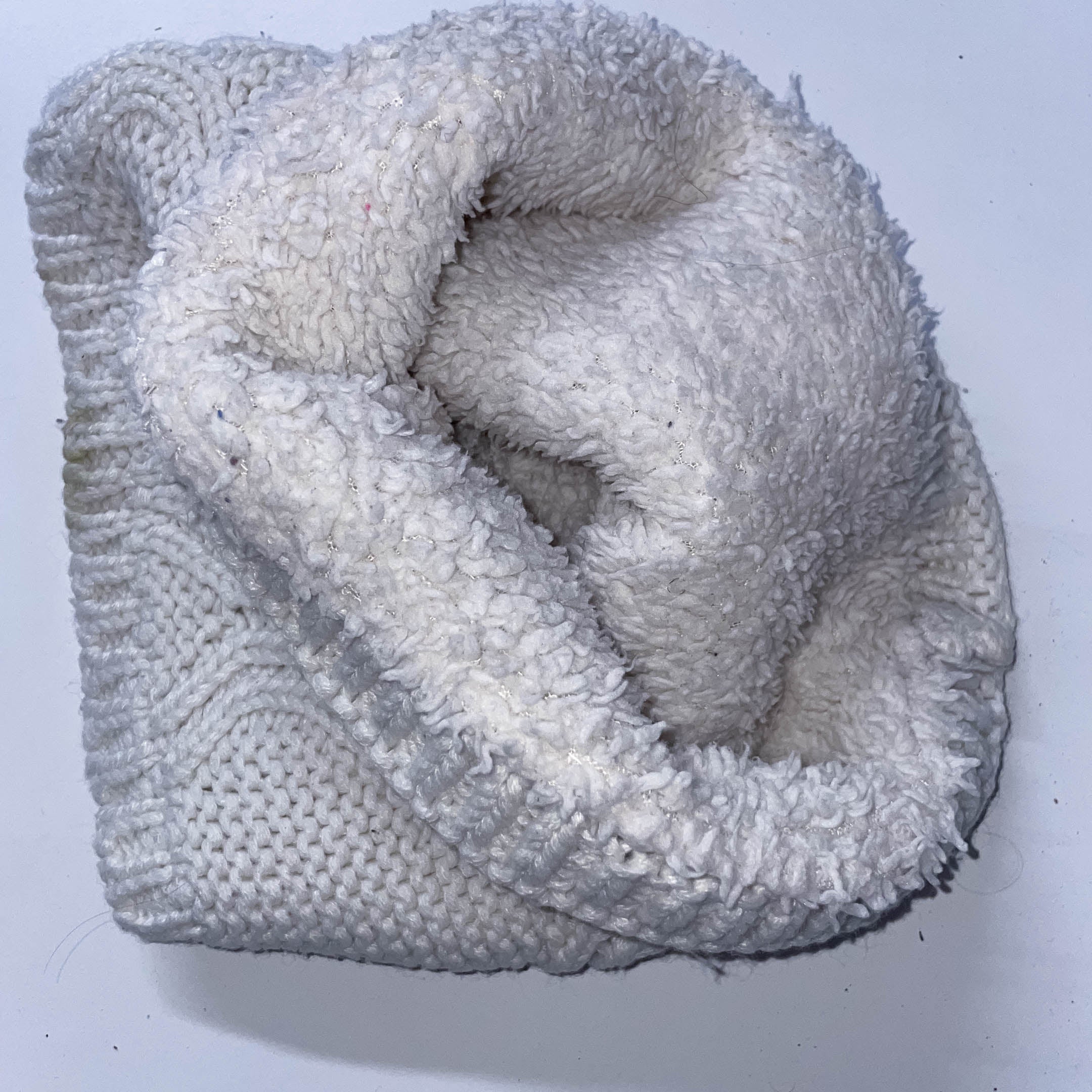 Cream Knitted neck warmer XS/S