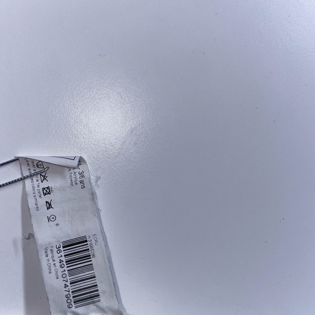 Cream Knitted neck warmer XS/S