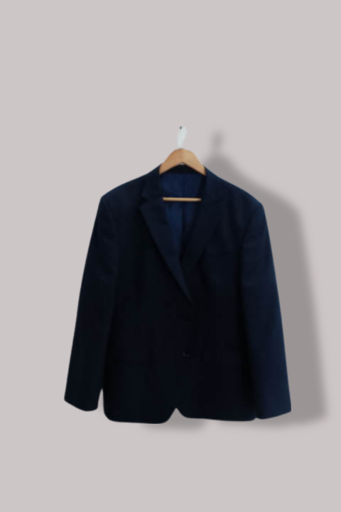 Vintage Bennetti Tailored custom fit mens medium blue blazers