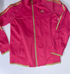 VIntage Red Adidas Climalite womens large training full zip jacket