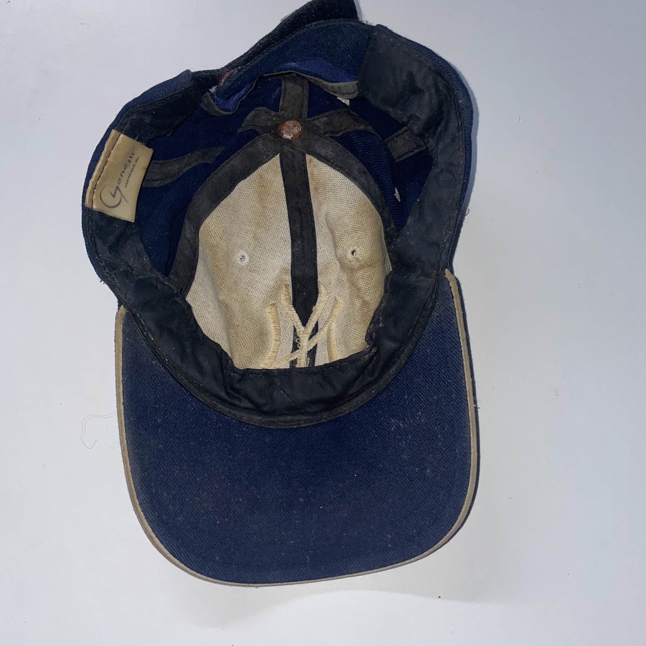 Vintage blue genesis new york yankees strapback cap