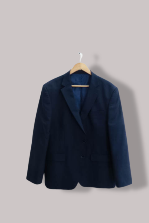 Vintage Bennetti Tailored custom fit mens medium blue blazers