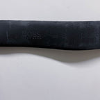 Vintage mens Hugo boss black leather small  buckle belt