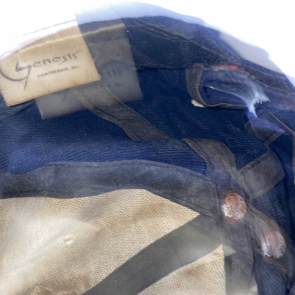 Vintage blue genesis new york yankees strapback cap