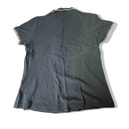 Vintage Hugo boss big print mens medium blue short sleeve polo shirt