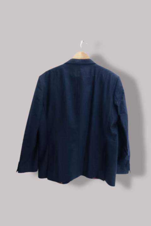 Vintage Bennetti Tailored custom fit mens medium blue blazers