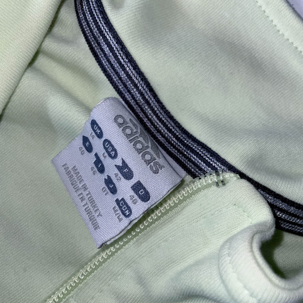 Vintage Green adidas Future Icons 3 Stripes Full Zip Medium Sweatshirt