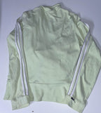 Vintage Green adidas Future Icons 3 Stripes Full Zip Medium Sweatshirt