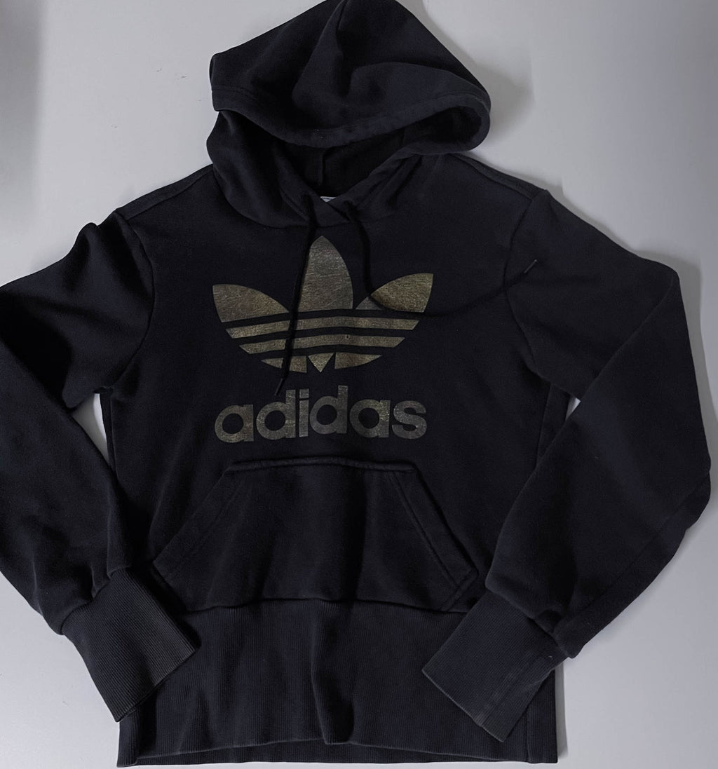 Vintage Black Adidas Small womens hoodie