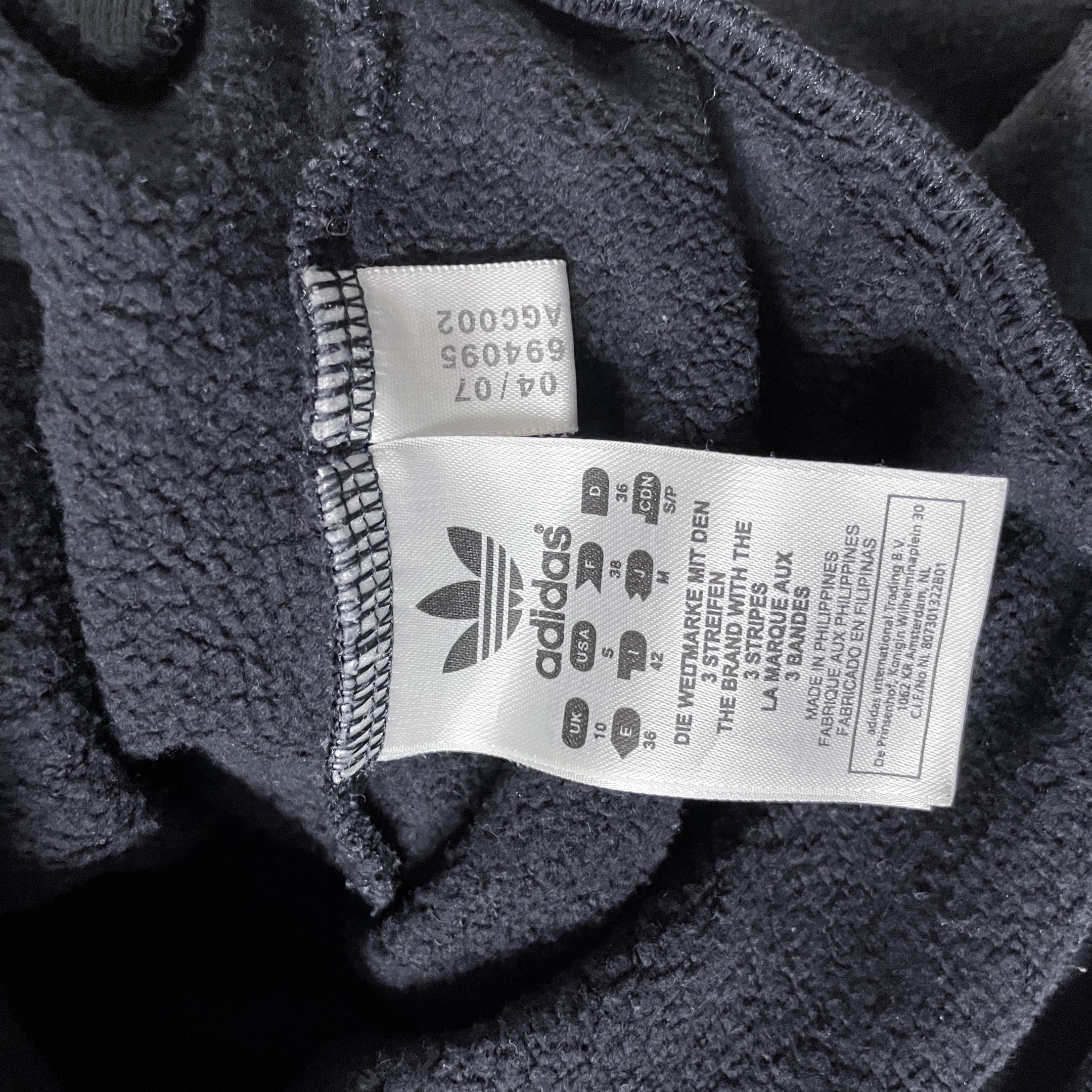 Vintage Black Adidas Small womens hoodie