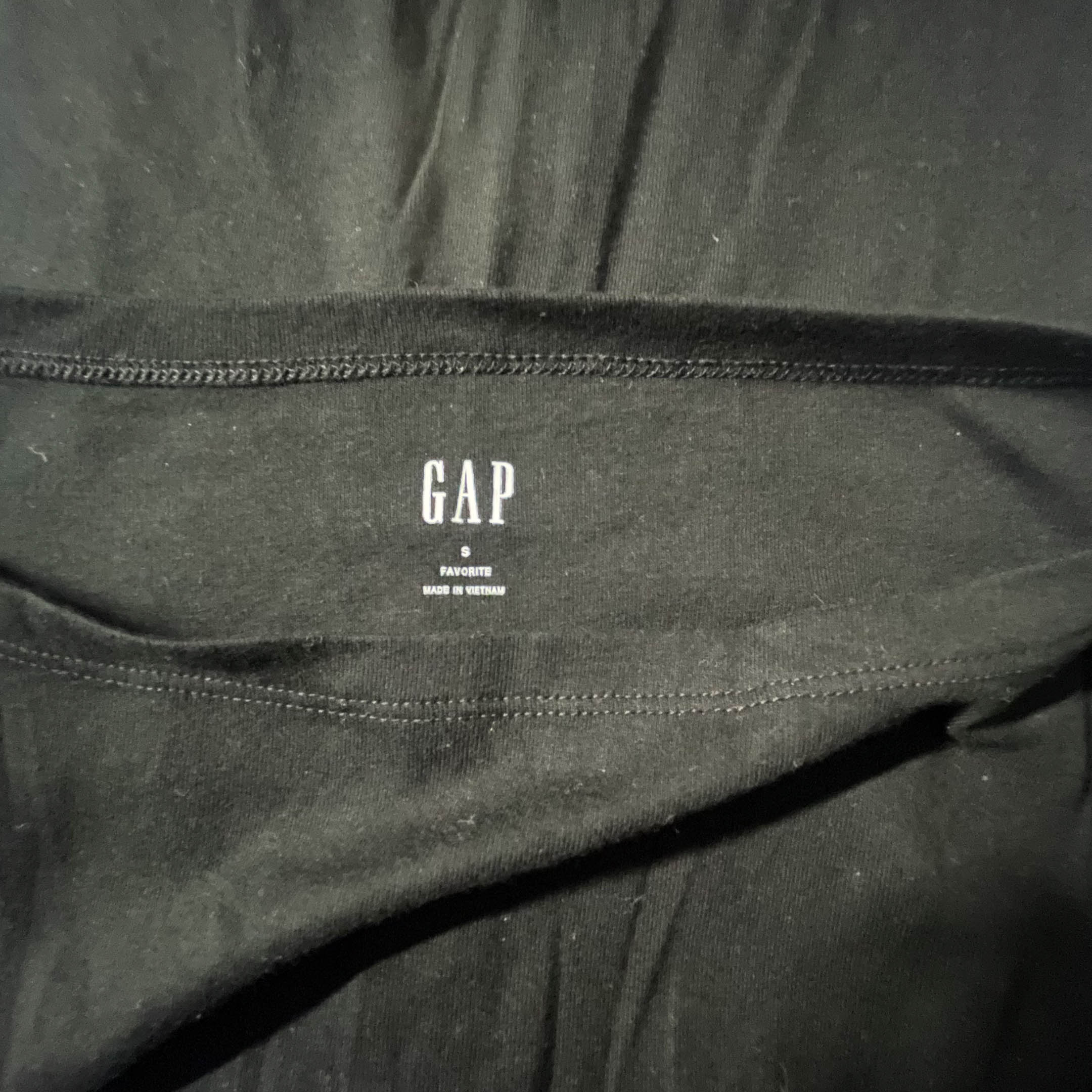 Vintage Black Gap T-shirt Dress for women size S