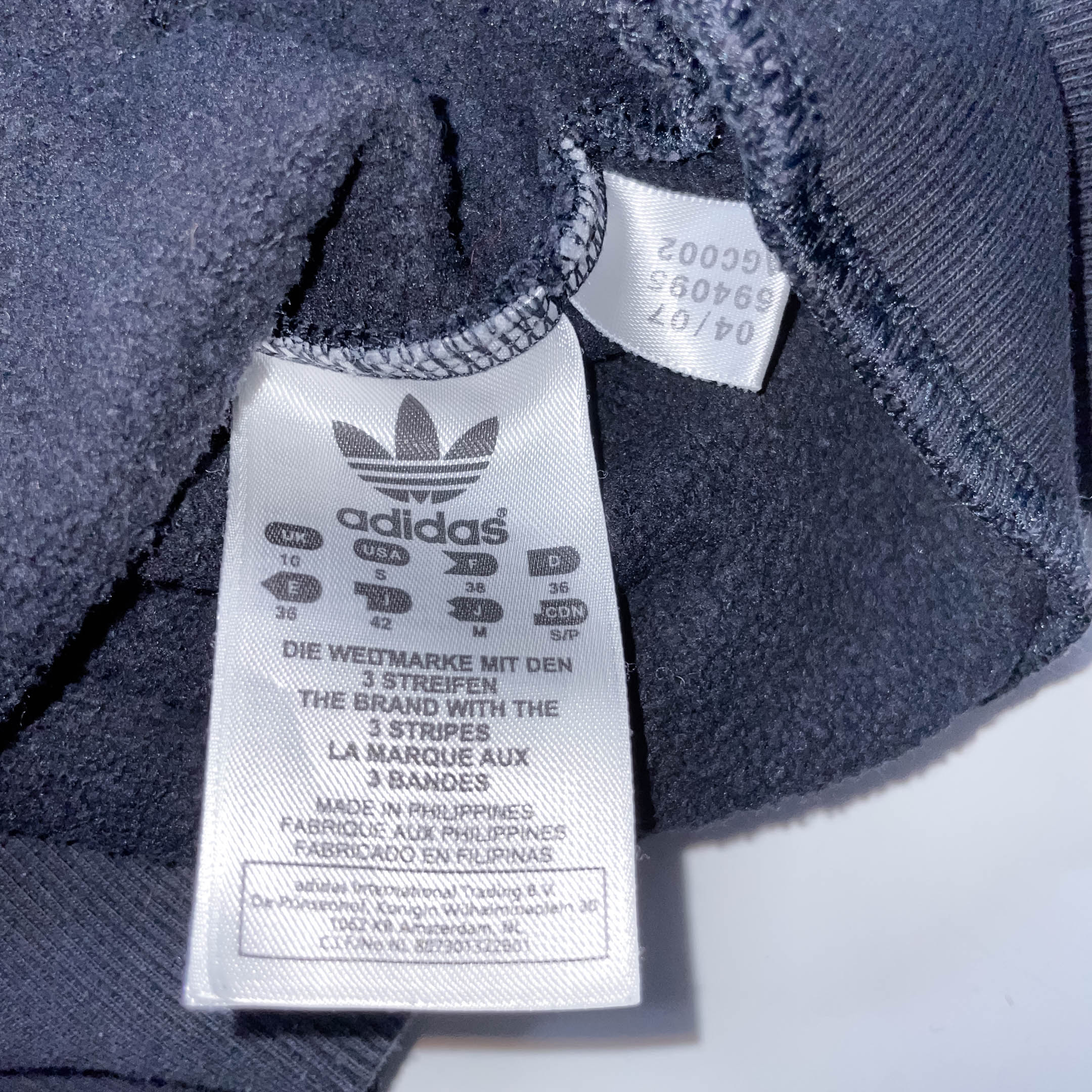 Vintage Black Adidas Small womens hoodie