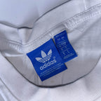 Vintage white Adidas original with stripe trefoil print medium tees