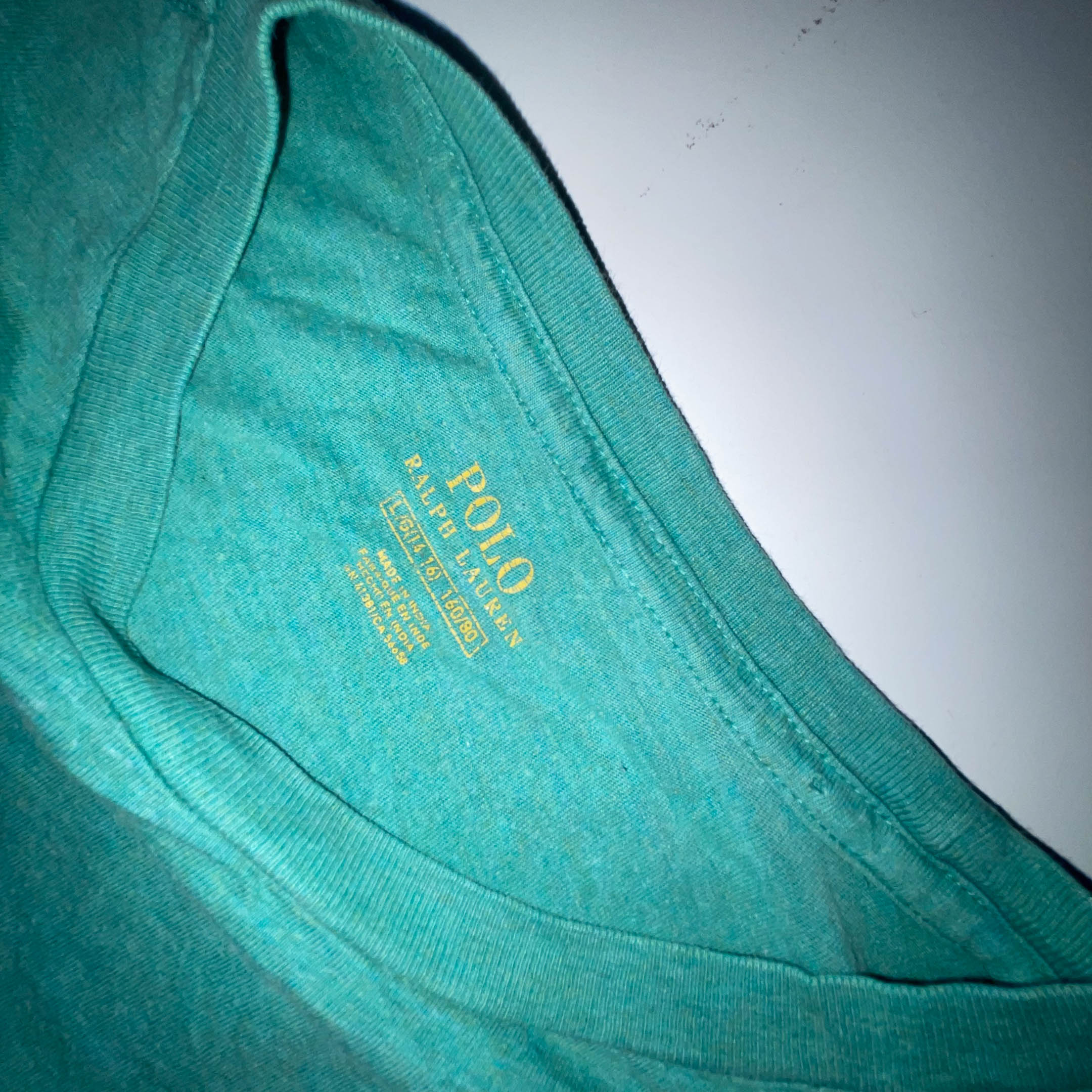 Vintage Mint Green Polo ralph lauren womens tees size M