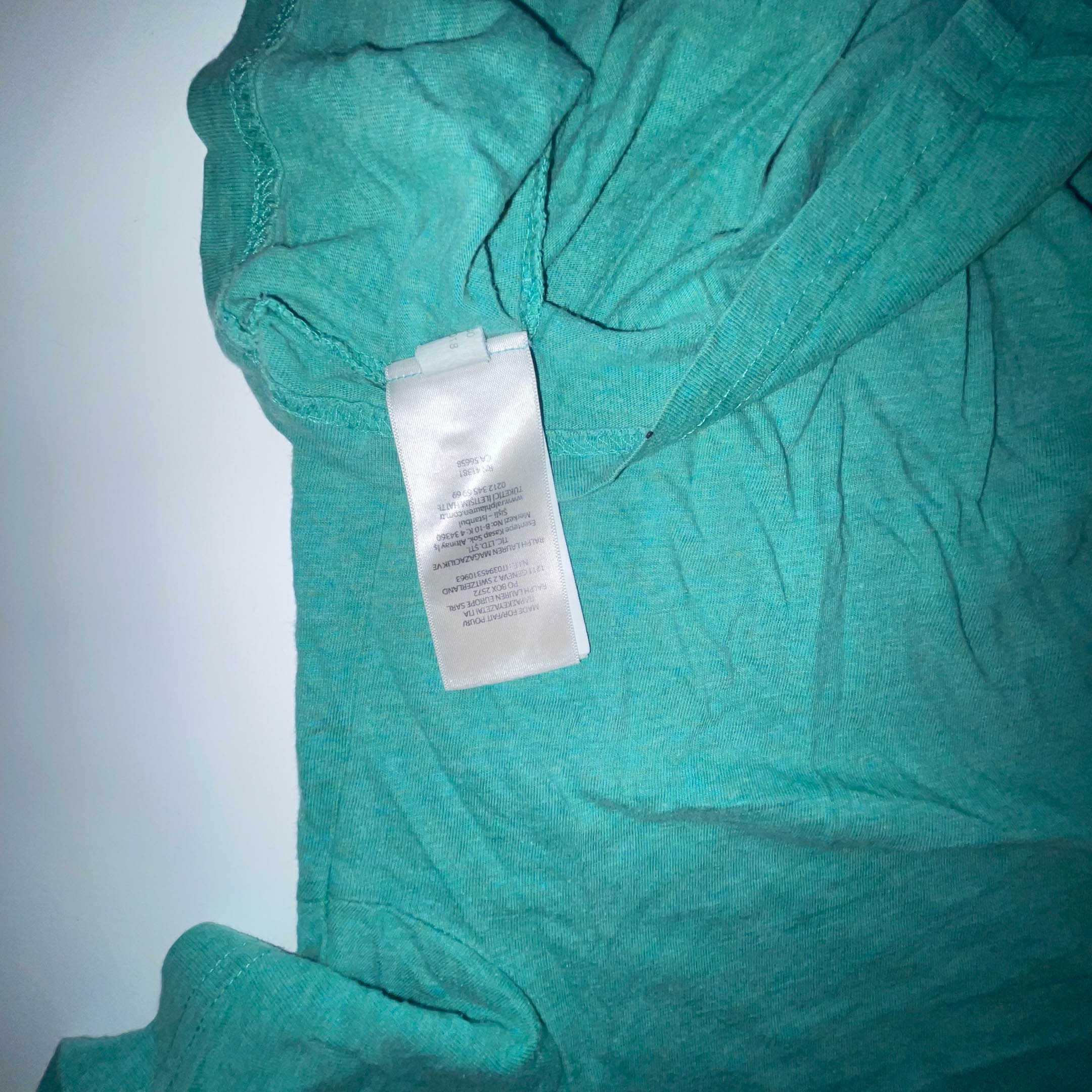 Vintage Mint Green Polo ralph lauren womens tees size M
