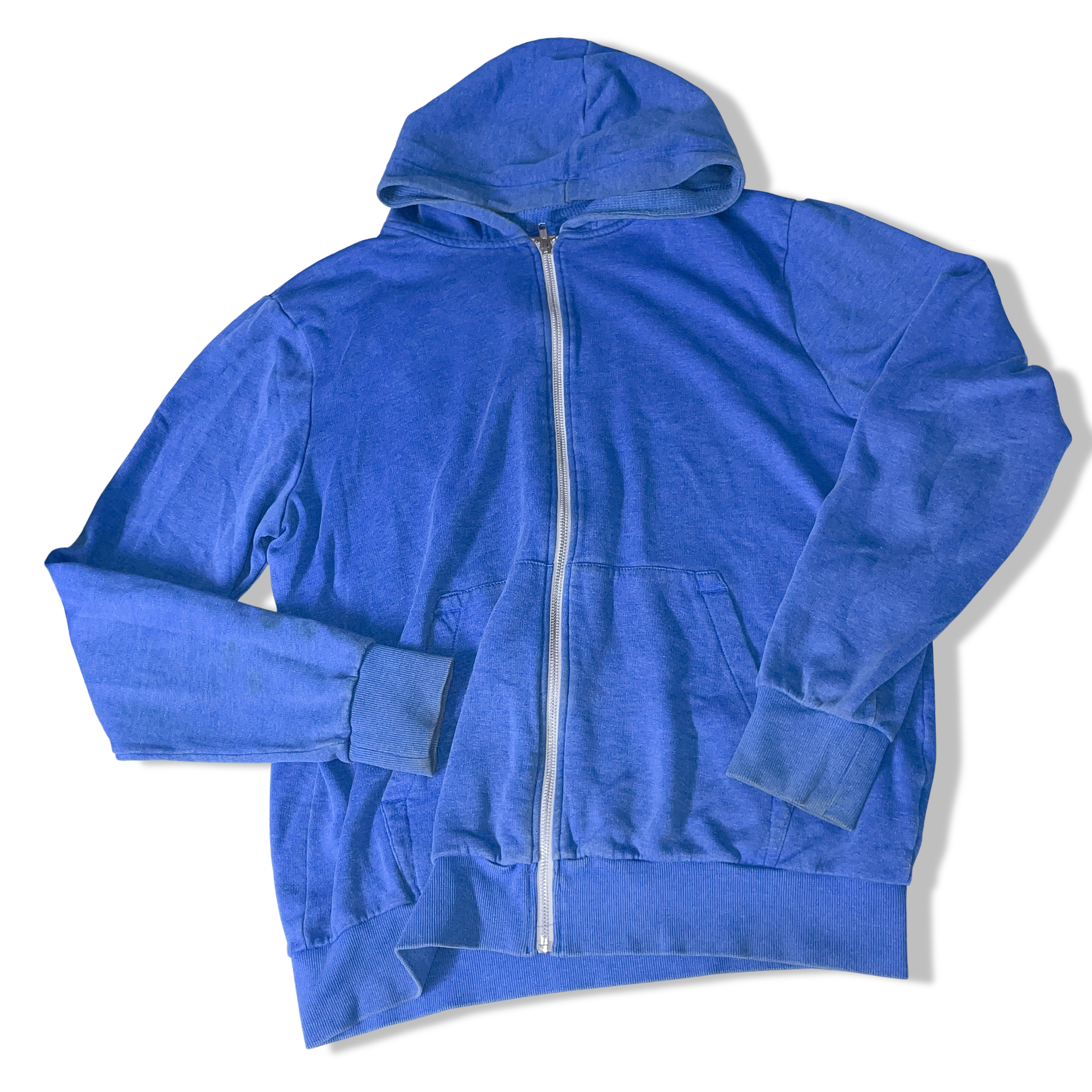 Vintage Blue medium full zip up hoodie