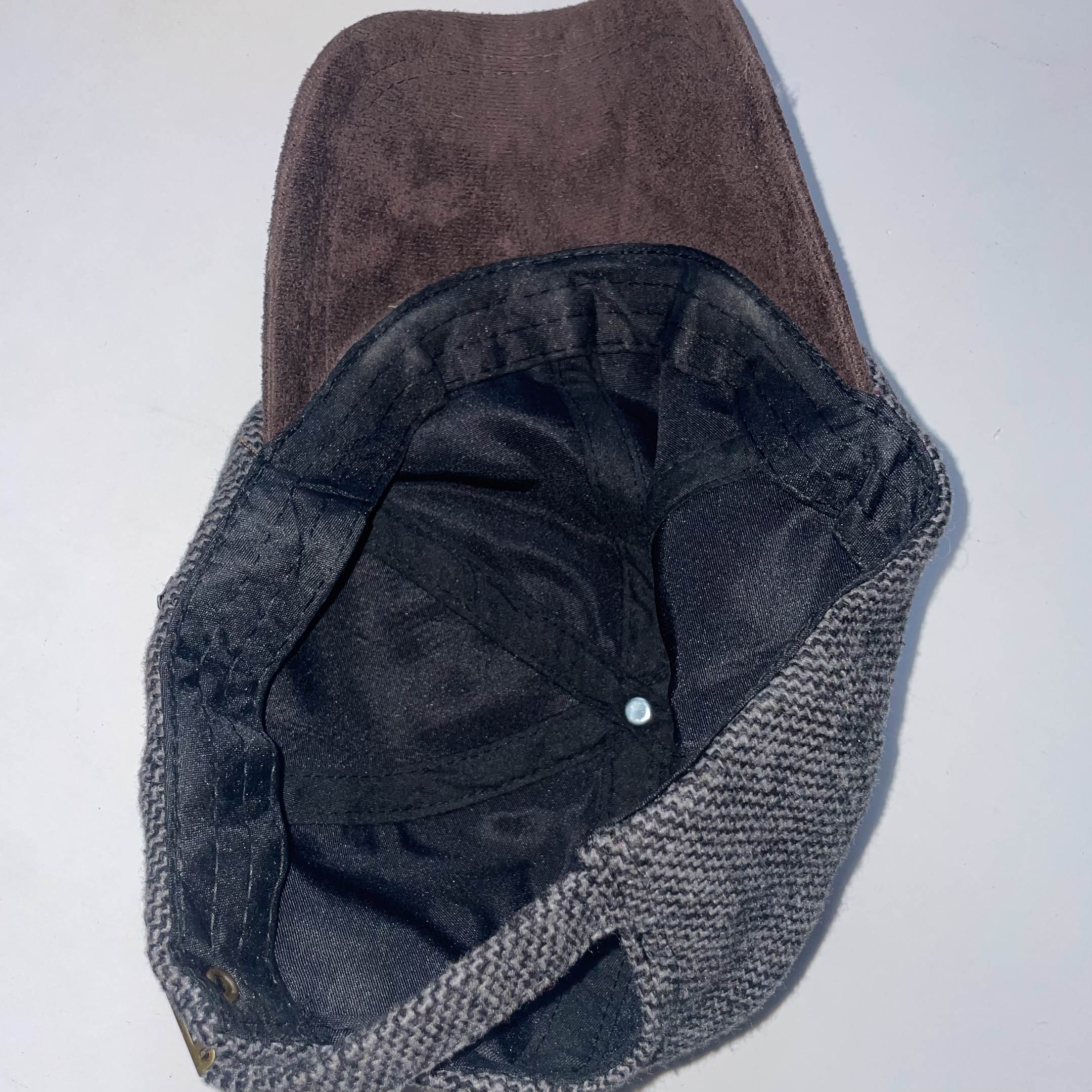 Vintage scottish grey and brown baseball cap