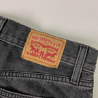 Women's Levi's grey A-line mini denim skirt size 25 | Grey | L 16 W 30 |SKU 3674