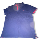 Vintage Navy Gant medium regular fit short sleeve polo shirt