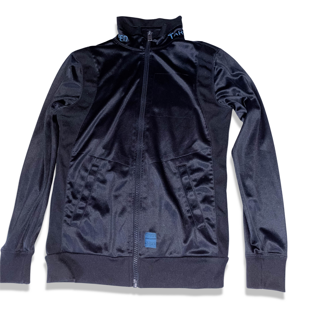 Vintage Smog est. 1999 black full zip up high neck medium sweatshirt jacket