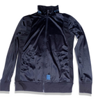 Vintage Smog est. 1999 black full zip up high neck medium sweatshirt jacket