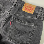 Women's Levi's grey A-line mini denim skirt size 25 | Grey | L 16 W 30 |SKU 3674