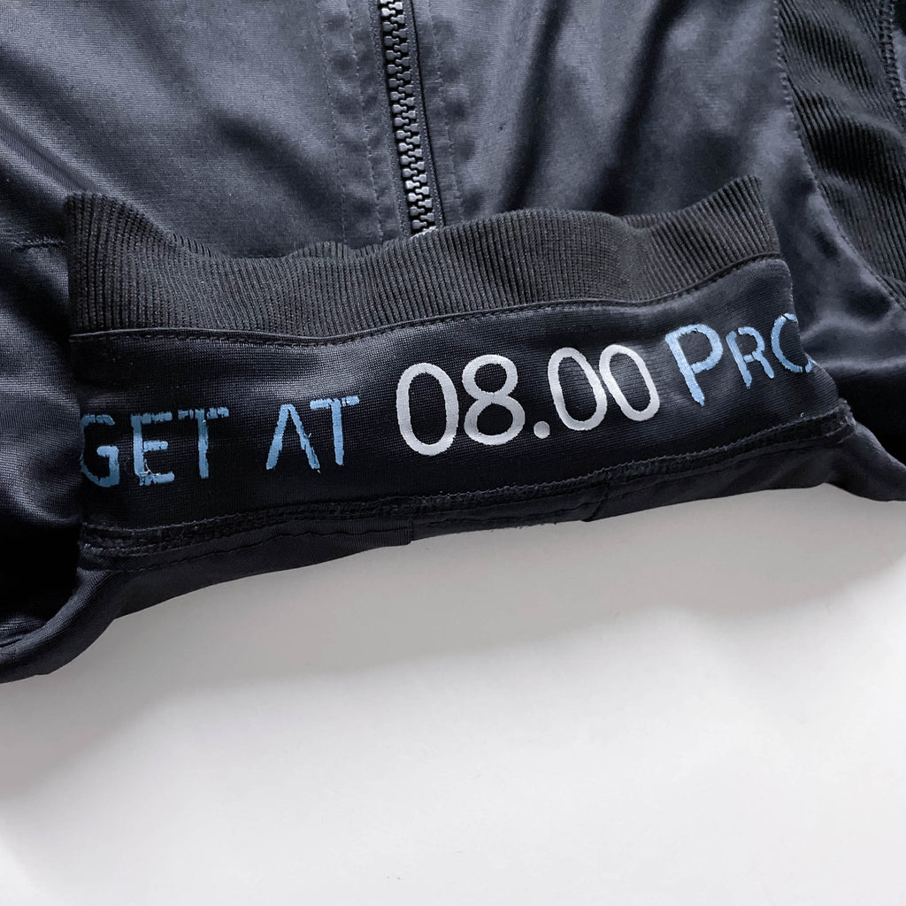 Vintage Smog est. 1999 black full zip up high neck medium sweatshirt jacket