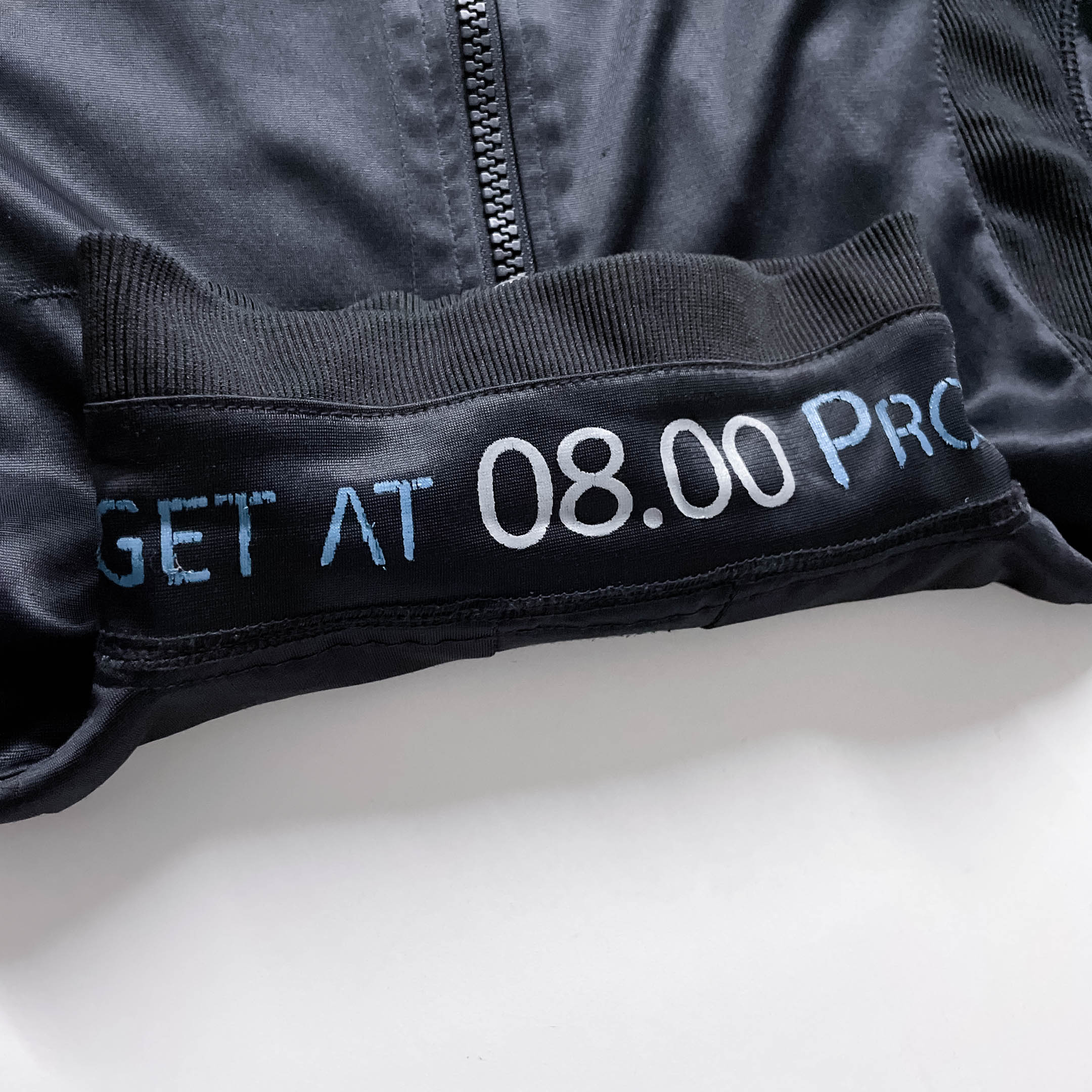 Vintage Smog est. 1999 black full zip up high neck medium sweatshirt jacket