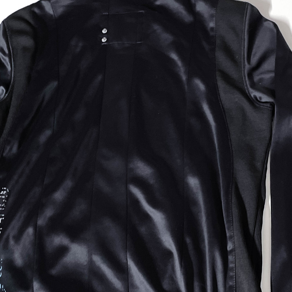 Vintage Smog est. 1999 black full zip up high neck medium sweatshirt jacket