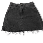 Women's Levi's grey A-line mini denim skirt size 25 | Grey | L 16 W 30 |SKU 3674