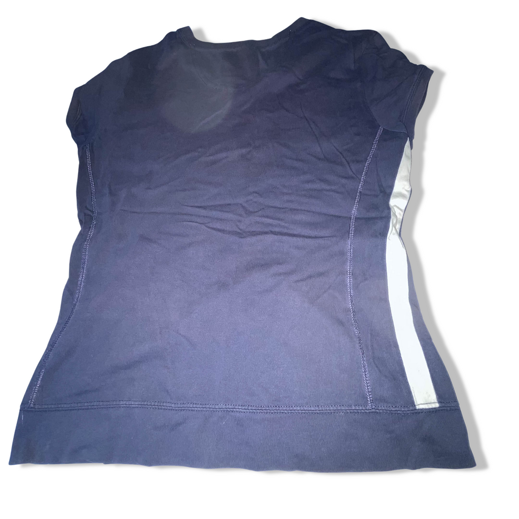 Vintage Navy Champion V-neck medium short sleeve tees
