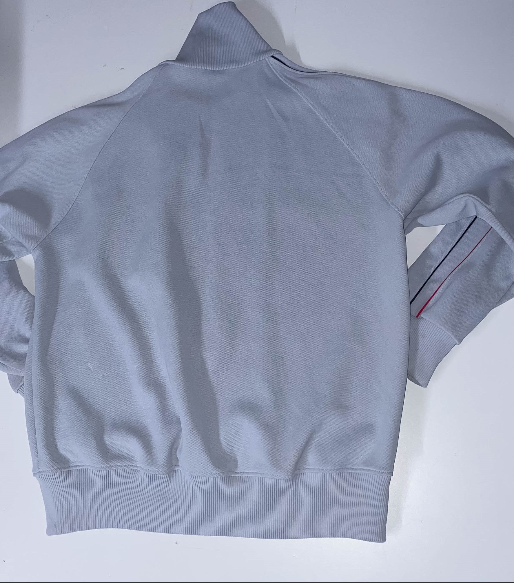 Vintage Puma womens medium grey sport training full zip up high neck sweatshirt jacket