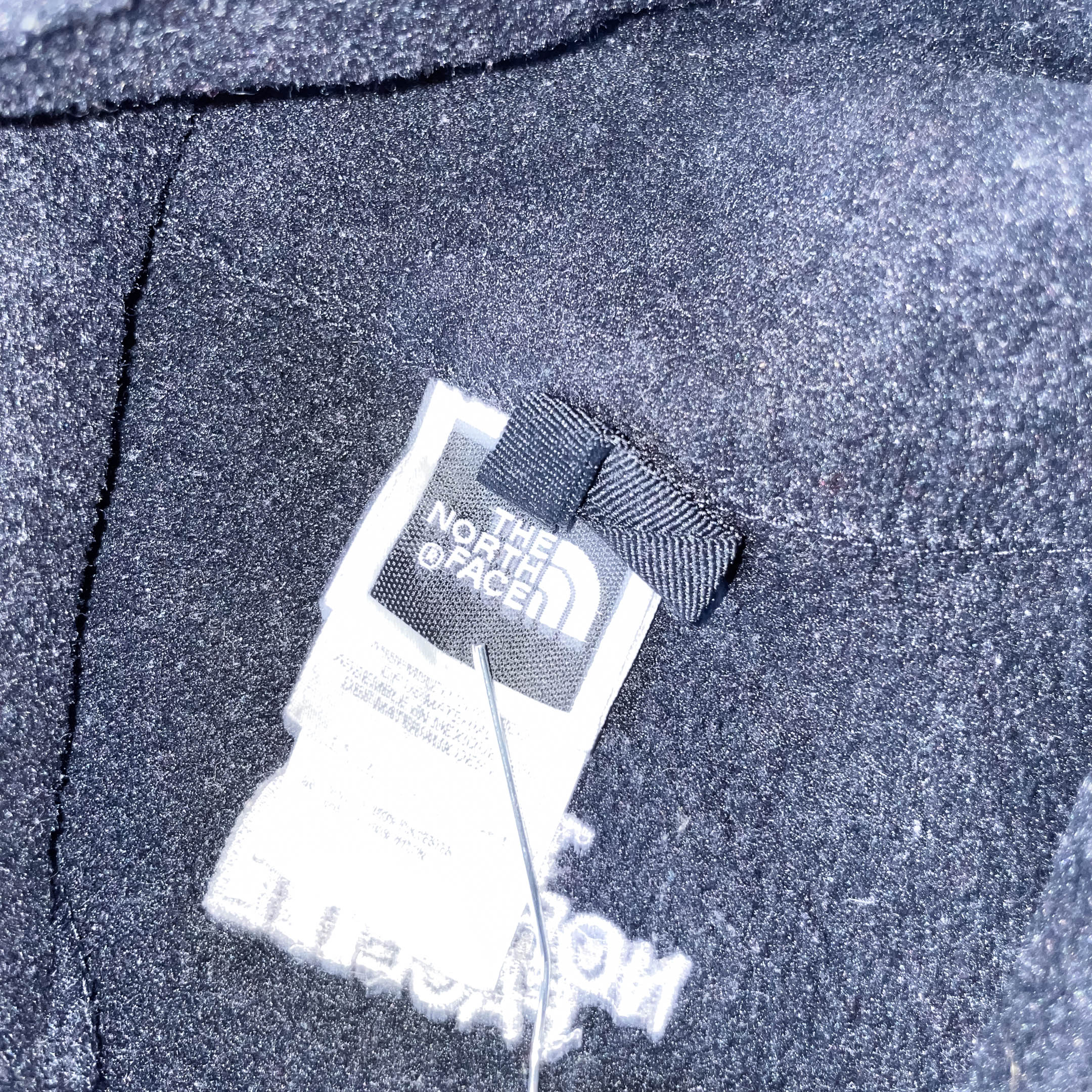 Vintage black the north face fleece full zip up jacket XS/S