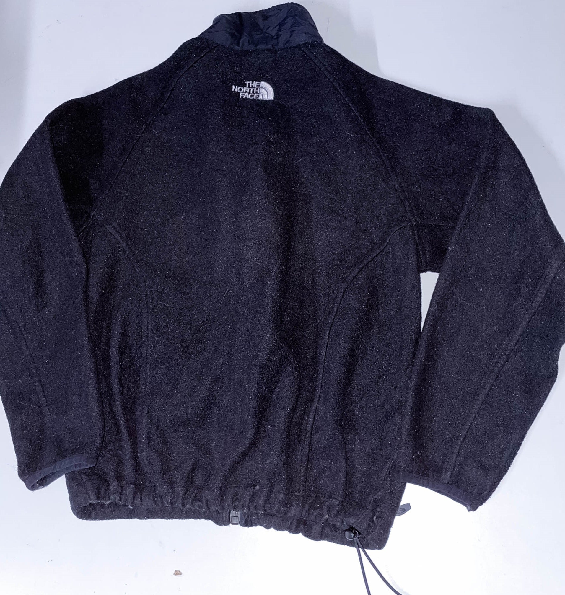 Vintage black the north face fleece full zip up jacket XS/S
