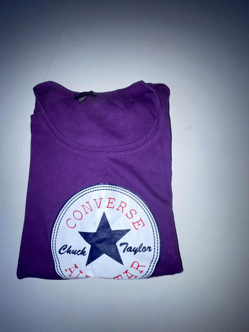 Vintage Purple Converse All Stars Graphics medium tees