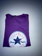 Vintage Purple Converse All Stars Graphics medium tees