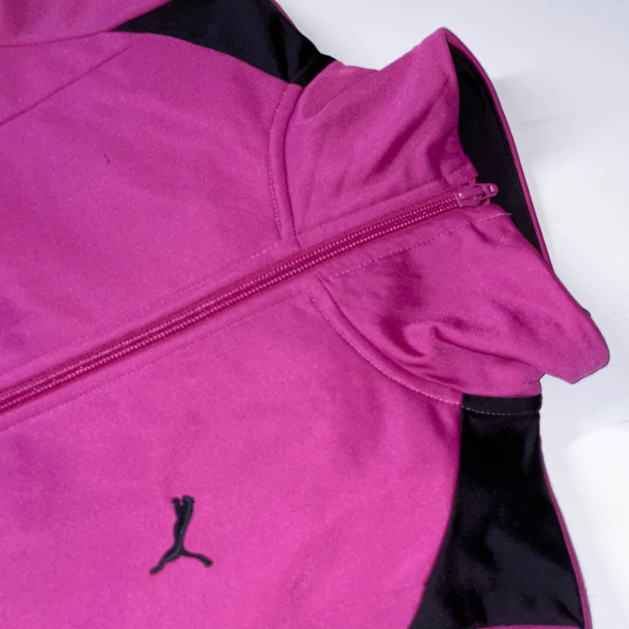 Vintage Purple Puma Lifestyle medium full zip sport sweatshirt jacket