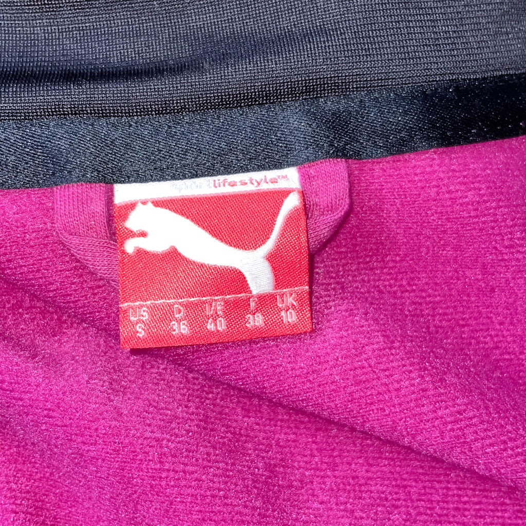 Vintage Purple Puma Lifestyle medium full zip sport sweatshirt jacket