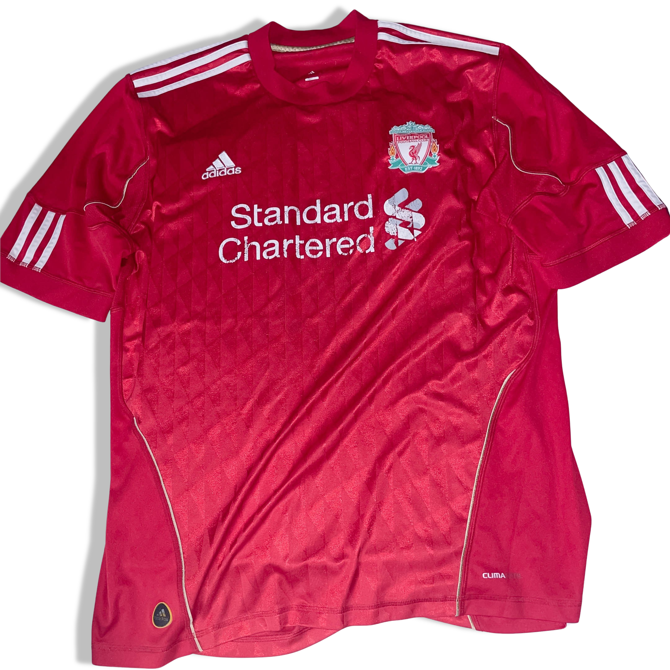 VINTAGE LIVERPOOL 2010 2011 HOME FOOTBALL SHIRT SOCCER RED JERSEY ADIDAS