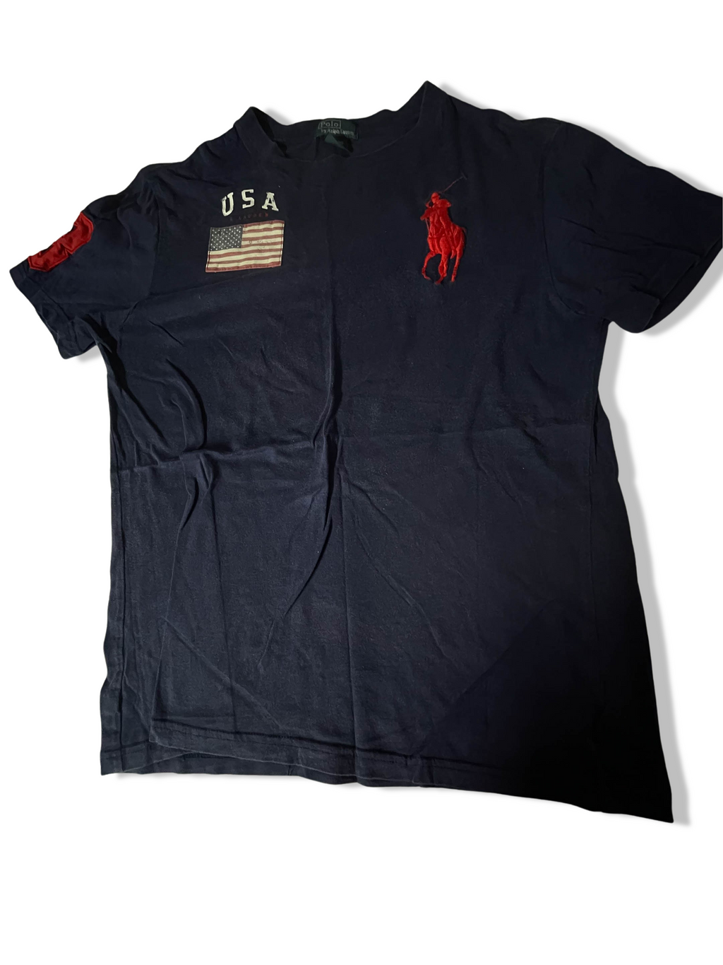 Vintage USA Polo ralph lauren navy large tees
