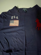 Vintage USA Polo ralph lauren navy large tees
