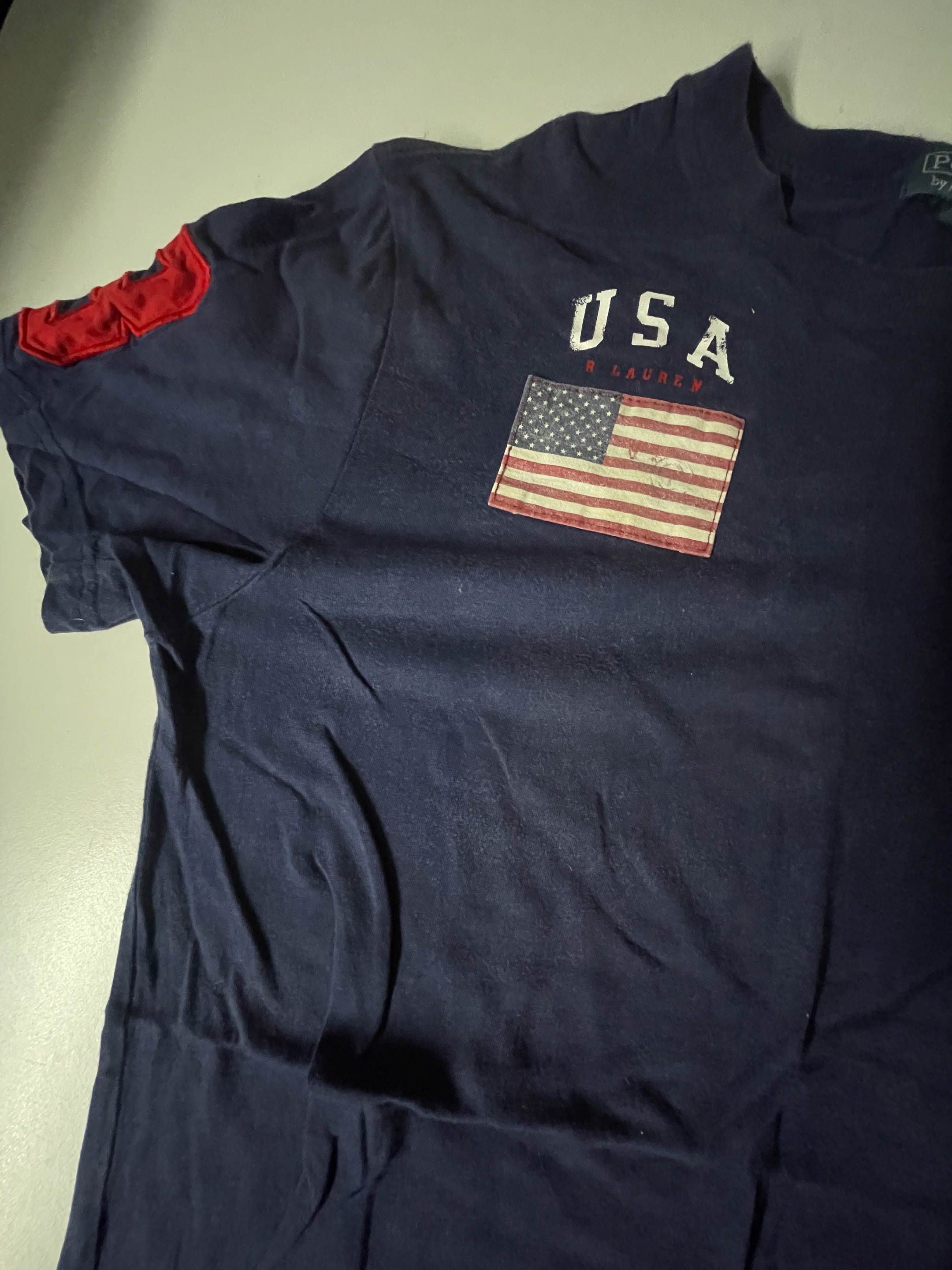 Vintage USA Polo ralph lauren navy large tees