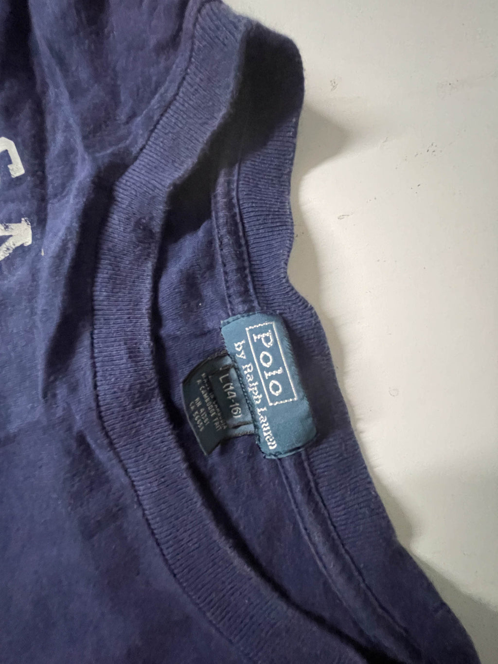 Vintage USA Polo ralph lauren navy large tees