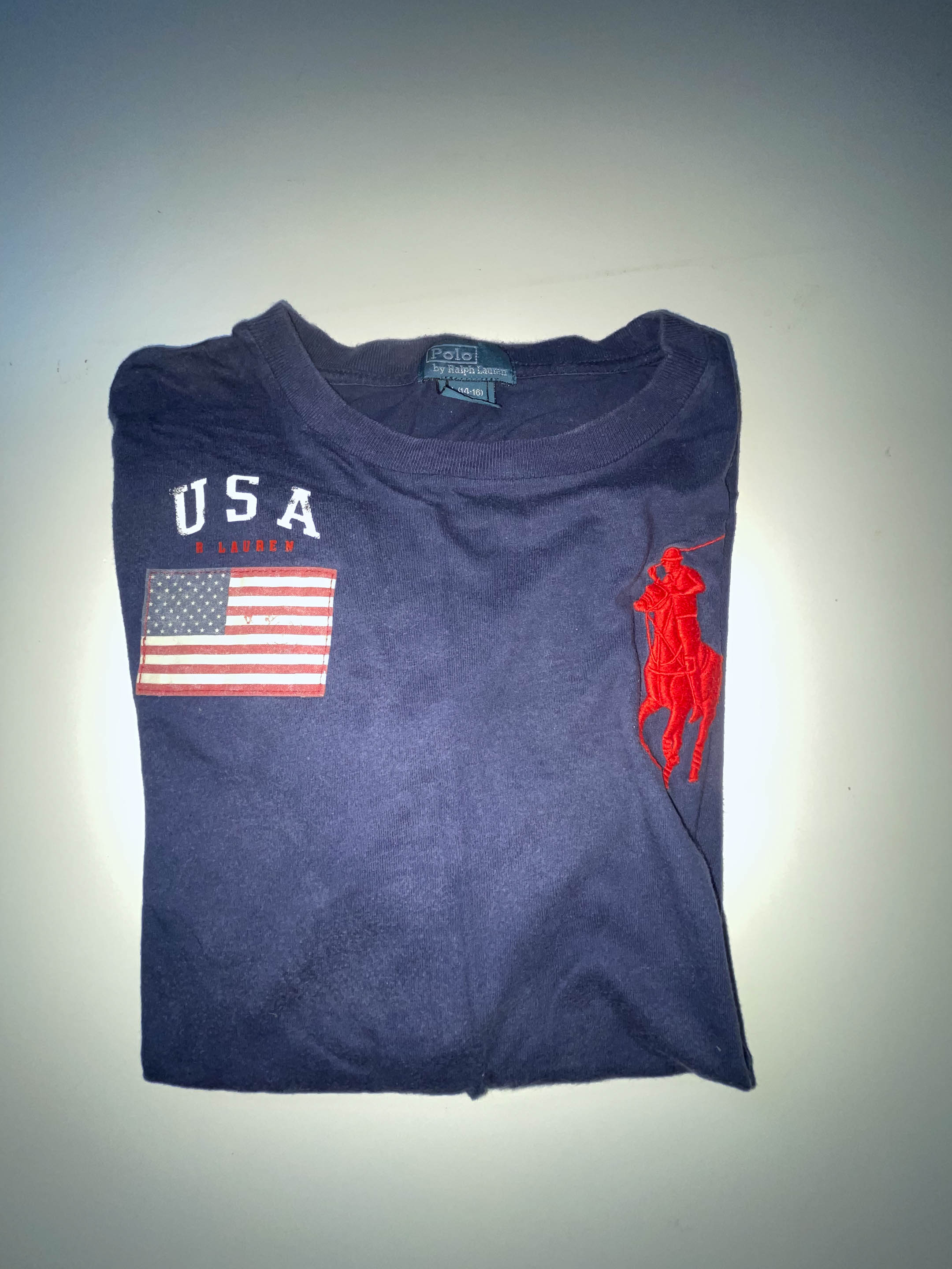 Vintage USA Polo ralph lauren navy large tees