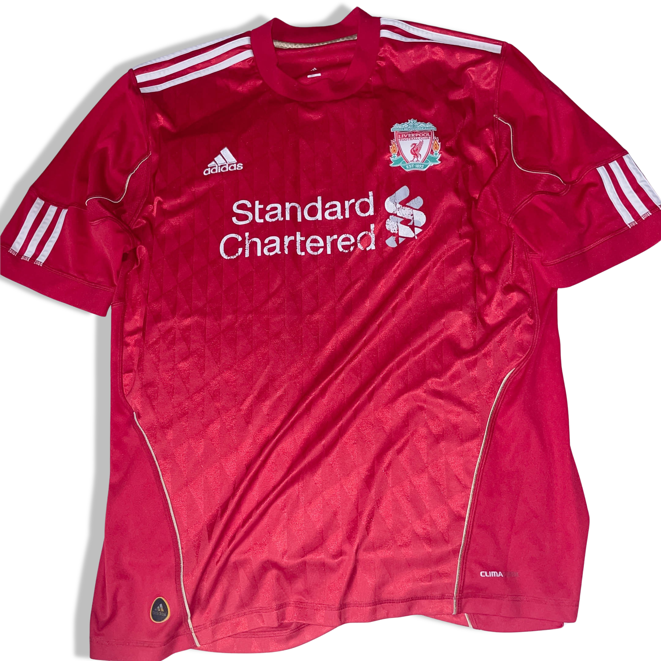 VINTAGE LIVERPOOL 2010 2011 HOME FOOTBALL SHIRT SOCCER RED JERSEY ADIDAS