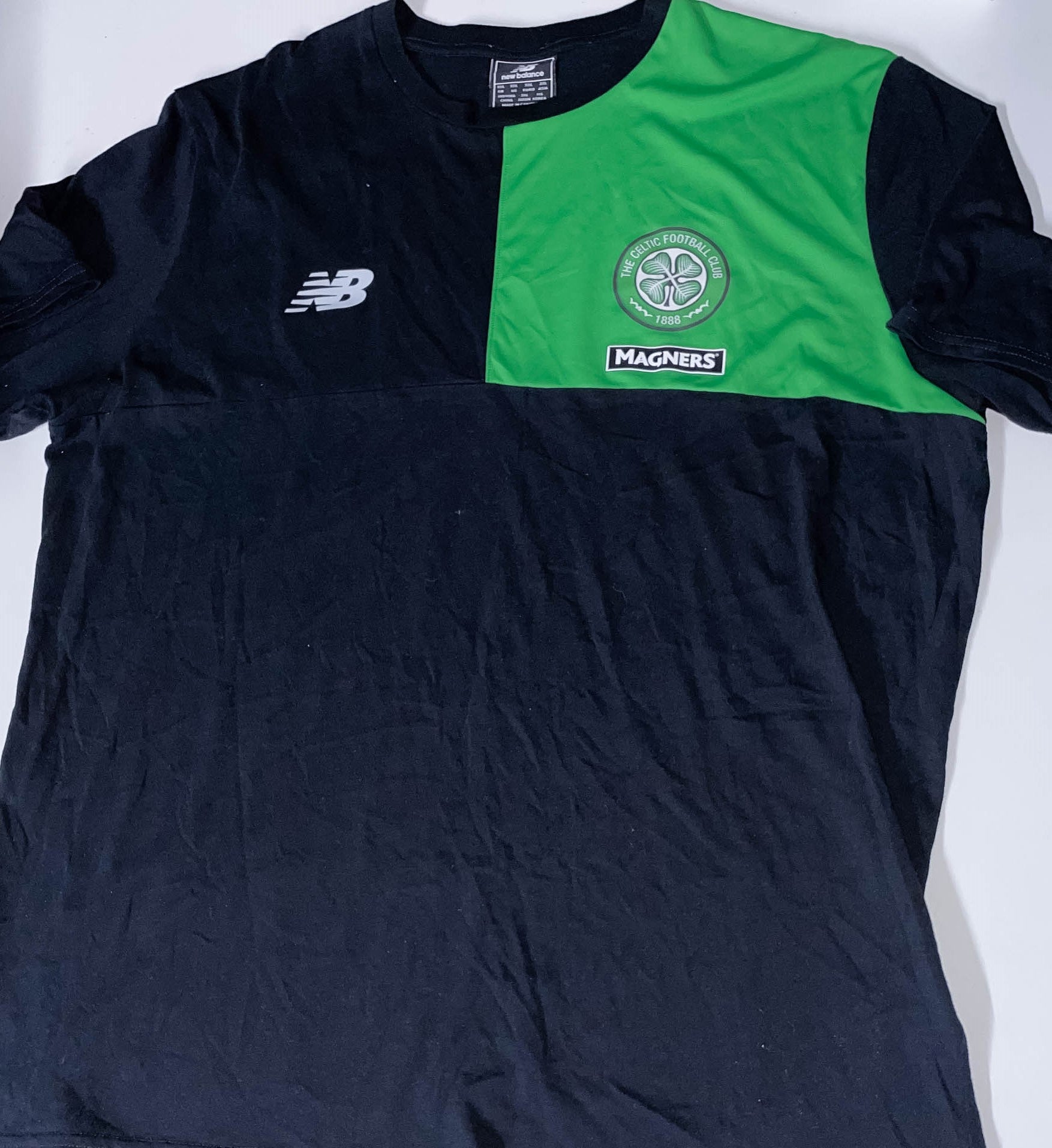 VINTAGE NEW BALANCE 2016-17 CELTIC FC GLASGOW JERSEY SIZE XXL