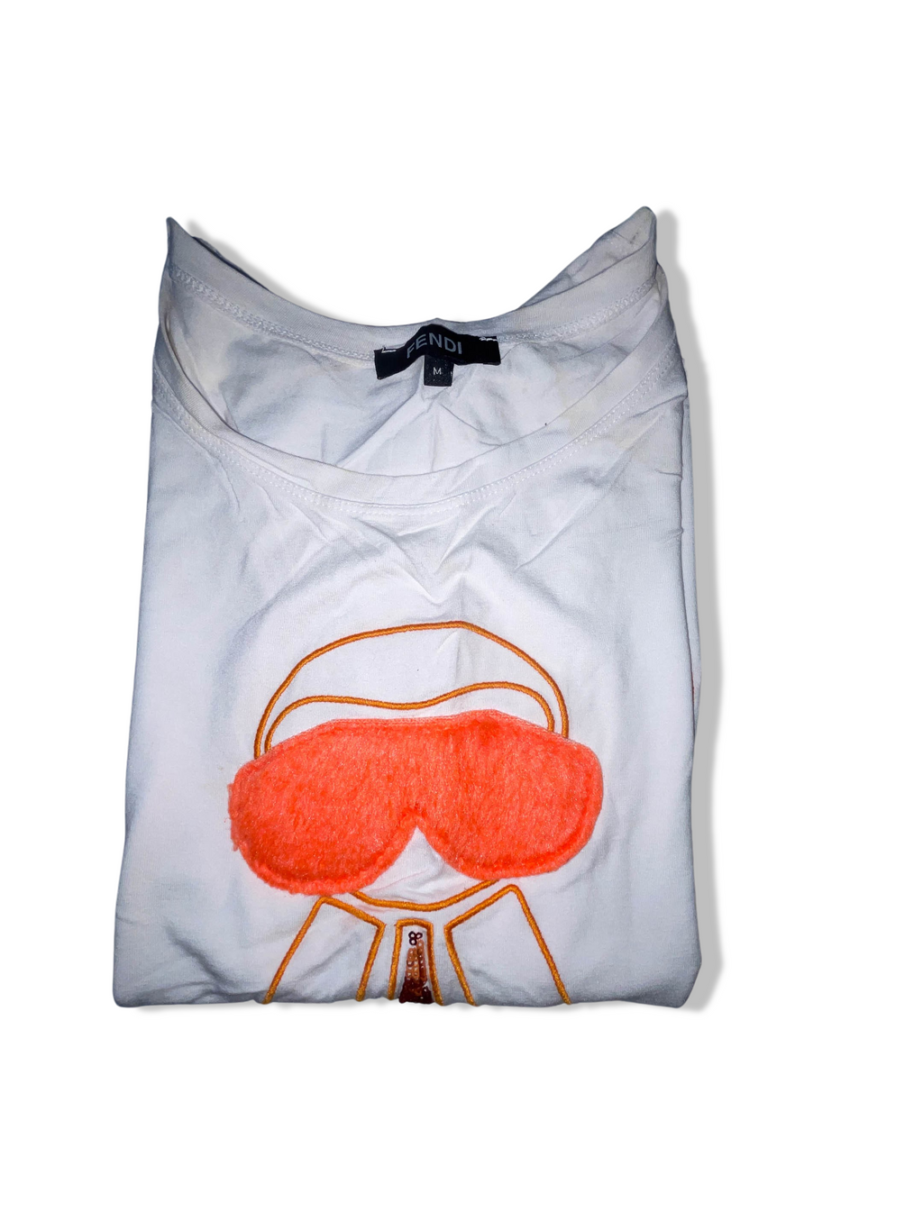 Vintage Fendi Girl white medium short sleeve tees