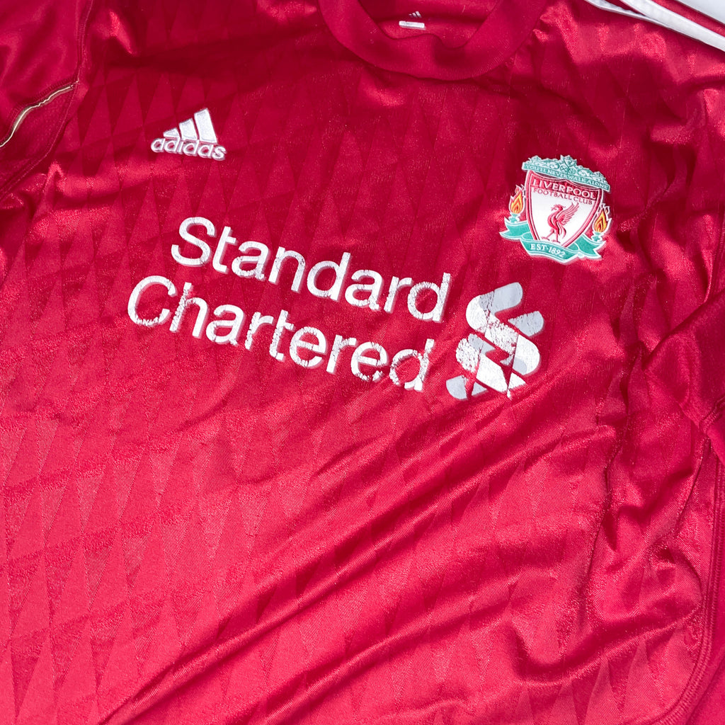 VINTAGE LIVERPOOL 2010 2011 HOME FOOTBALL SHIRT SOCCER RED JERSEY ADIDAS