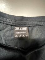 Vintage Black Guns & Roses Graphics womens tees uk 12