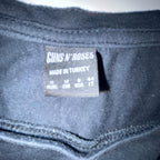 Vintage Black Guns & Roses Graphics womens tees uk 12